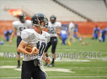 Thumbnail 1 in Cobleskill-Richmondville vs. Alden (Syracuse Kickoff Classic) photogallery.