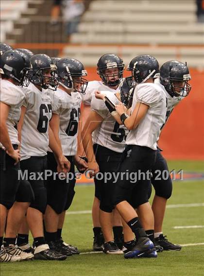 Thumbnail 3 in Cobleskill-Richmondville vs. Alden (Syracuse Kickoff Classic) photogallery.