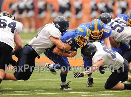 Thumbnail 2 in Cobleskill-Richmondville vs. Alden (Syracuse Kickoff Classic) photogallery.