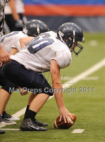 Thumbnail 1 in Cobleskill-Richmondville vs. Alden (Syracuse Kickoff Classic) photogallery.