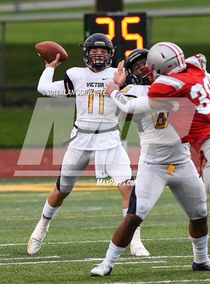 Thumbnail 3 in Canandaigua Academy vs. Victor photogallery.