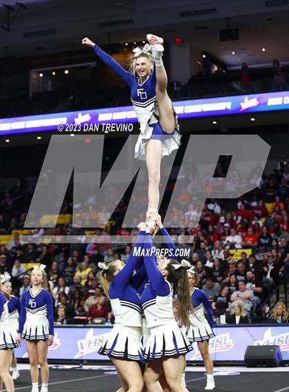 Thumbnail 2 in VHSL State Cheer Competition (Class 2) photogallery.