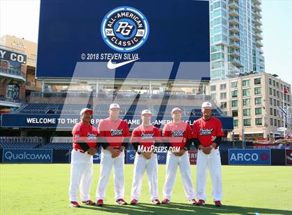 Thumbnail 2 in Perfect Game All-American Classic (East vs. West) photogallery.