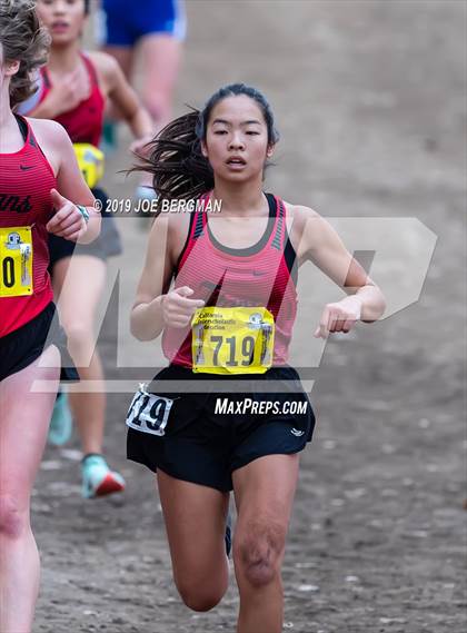 Thumbnail 2 in CIF State Cross Country Championships (Girls D1 Race) photogallery.
