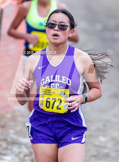 Thumbnail 3 in CIF State Cross Country Championships (Girls D1 Race) photogallery.