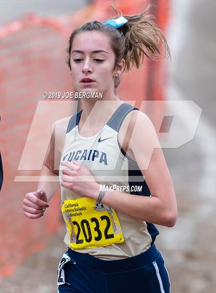 Thumbnail 1 in CIF State Cross Country Championships (Girls D1 Race) photogallery.