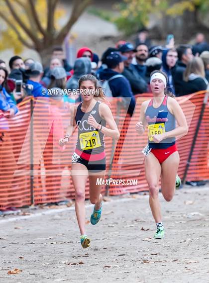 Thumbnail 1 in CIF State Cross Country Championships (Girls D1 Race) photogallery.