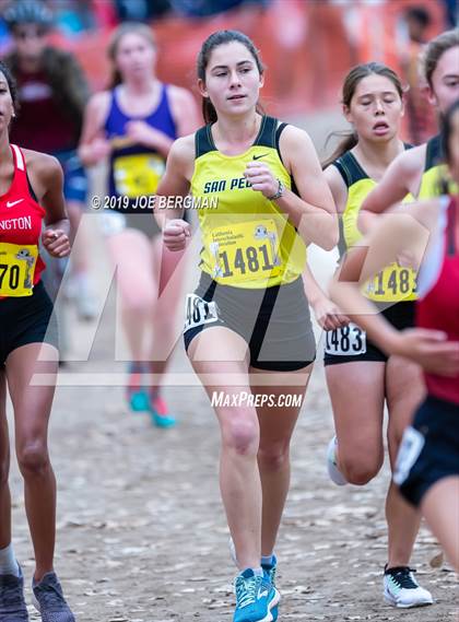 Thumbnail 2 in CIF State Cross Country Championships (Girls D1 Race) photogallery.