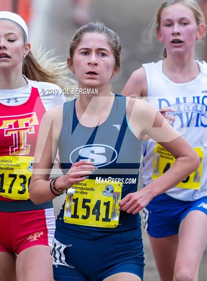 Thumbnail 3 in CIF State Cross Country Championships (Girls D1 Race) photogallery.