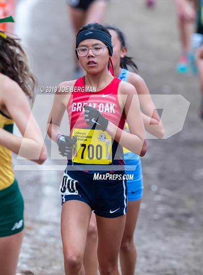 Thumbnail 2 in CIF State Cross Country Championships (Girls D1 Race) photogallery.