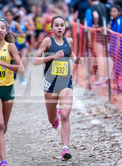 Thumbnail 2 in CIF State Cross Country Championships (Girls D1 Race) photogallery.