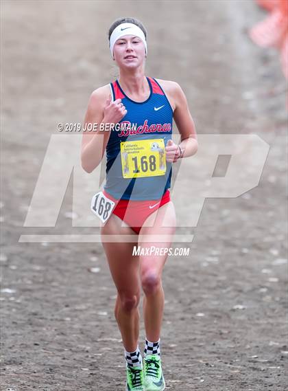 Thumbnail 1 in CIF State Cross Country Championships (Girls D1 Race) photogallery.