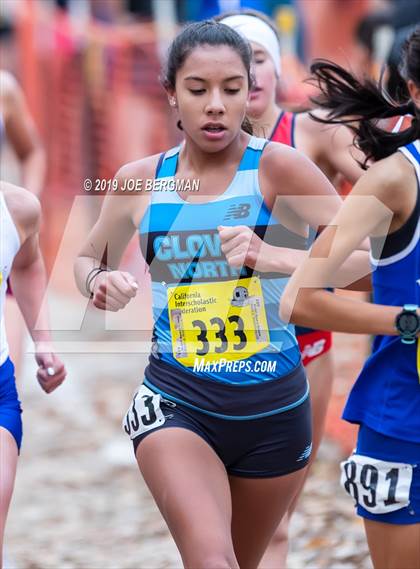 Thumbnail 3 in CIF State Cross Country Championships (Girls D1 Race) photogallery.