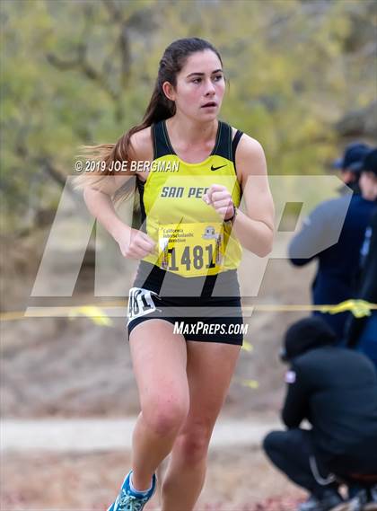 Thumbnail 1 in CIF State Cross Country Championships (Girls D1 Race) photogallery.