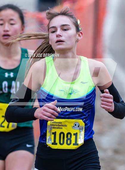 Thumbnail 1 in CIF State Cross Country Championships (Girls D1 Race) photogallery.