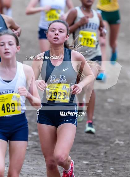 Thumbnail 1 in CIF State Cross Country Championships (Girls D1 Race) photogallery.