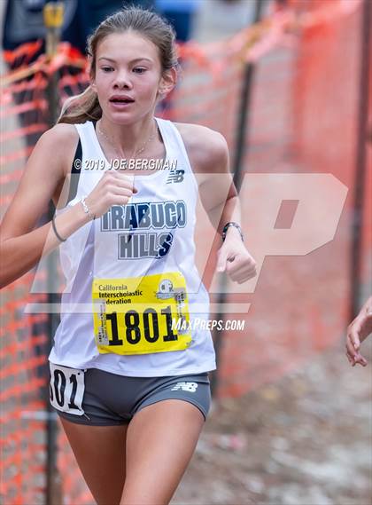 Thumbnail 3 in CIF State Cross Country Championships (Girls D1 Race) photogallery.