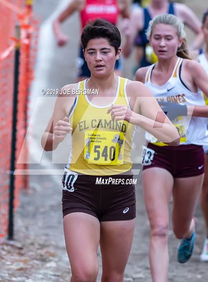 Thumbnail 2 in CIF State Cross Country Championships (Girls D1 Race) photogallery.