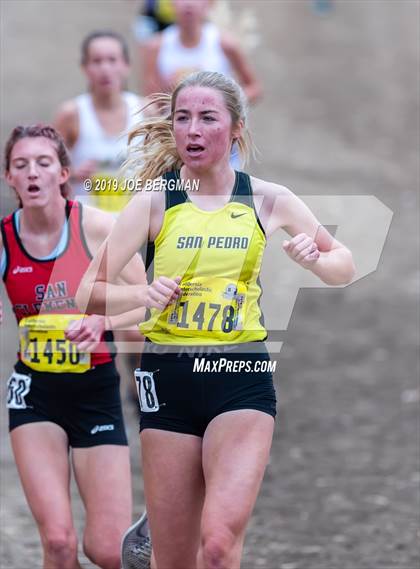 Thumbnail 1 in CIF State Cross Country Championships (Girls D1 Race) photogallery.