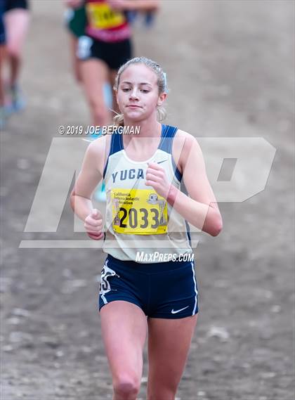 Thumbnail 3 in CIF State Cross Country Championships (Girls D1 Race) photogallery.