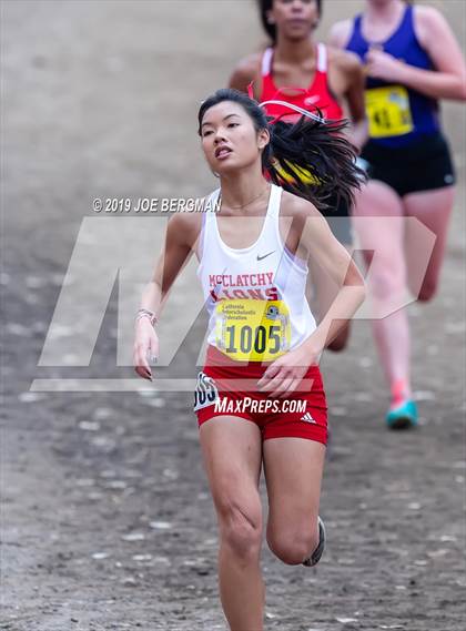 Thumbnail 1 in CIF State Cross Country Championships (Girls D1 Race) photogallery.