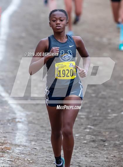 Thumbnail 1 in CIF State Cross Country Championships (Girls D1 Race) photogallery.