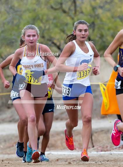 Thumbnail 3 in CIF State Cross Country Championships (Girls D1 Race) photogallery.