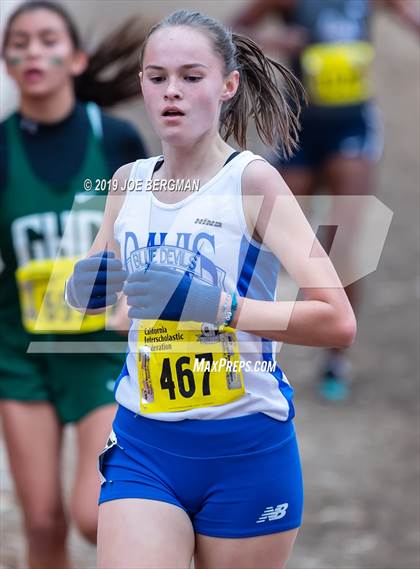 Thumbnail 3 in CIF State Cross Country Championships (Girls D1 Race) photogallery.