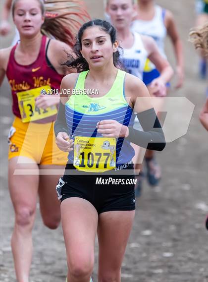 Thumbnail 2 in CIF State Cross Country Championships (Girls D1 Race) photogallery.