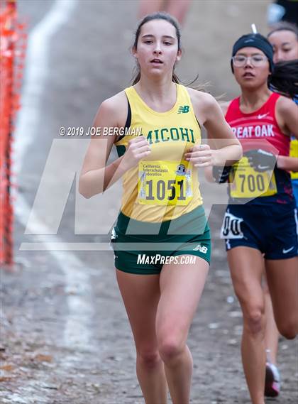 Thumbnail 3 in CIF State Cross Country Championships (Girls D1 Race) photogallery.