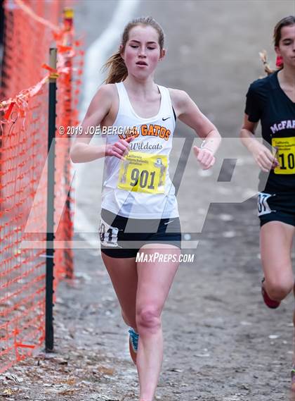 Thumbnail 1 in CIF State Cross Country Championships (Girls D1 Race) photogallery.