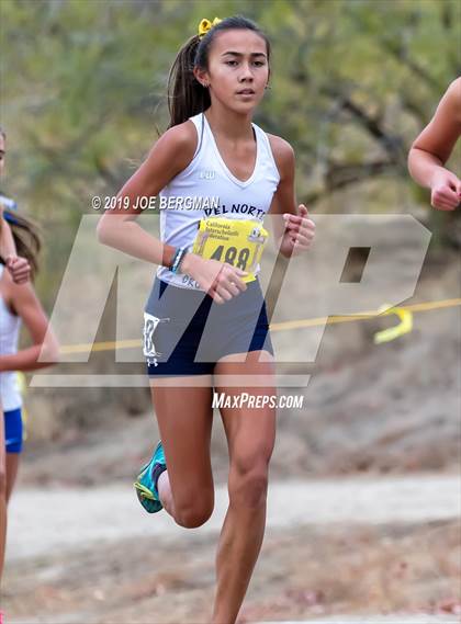 Thumbnail 1 in CIF State Cross Country Championships (Girls D1 Race) photogallery.