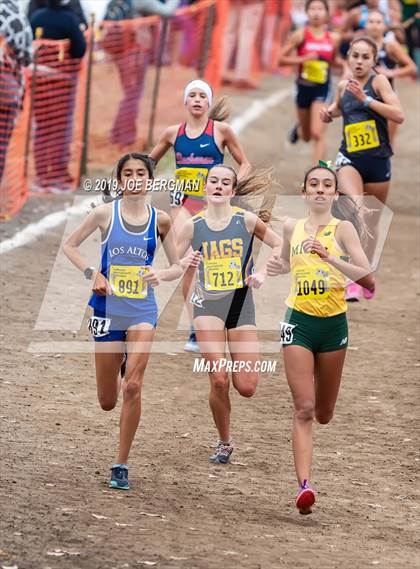 Thumbnail 3 in CIF State Cross Country Championships (Girls D1 Race) photogallery.