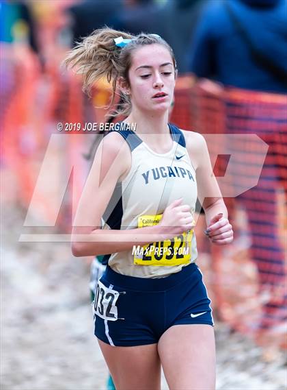 Thumbnail 2 in CIF State Cross Country Championships (Girls D1 Race) photogallery.