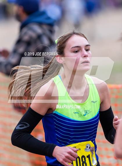 Thumbnail 1 in CIF State Cross Country Championships (Girls D1 Race) photogallery.