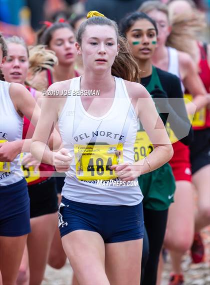 Thumbnail 3 in CIF State Cross Country Championships (Girls D1 Race) photogallery.