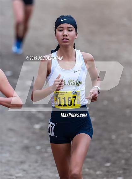Thumbnail 3 in CIF State Cross Country Championships (Girls D1 Race) photogallery.