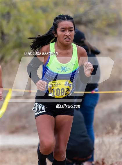 Thumbnail 2 in CIF State Cross Country Championships (Girls D1 Race) photogallery.