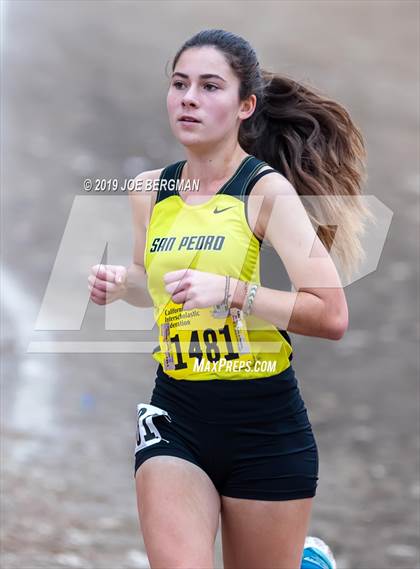 Thumbnail 2 in CIF State Cross Country Championships (Girls D1 Race) photogallery.