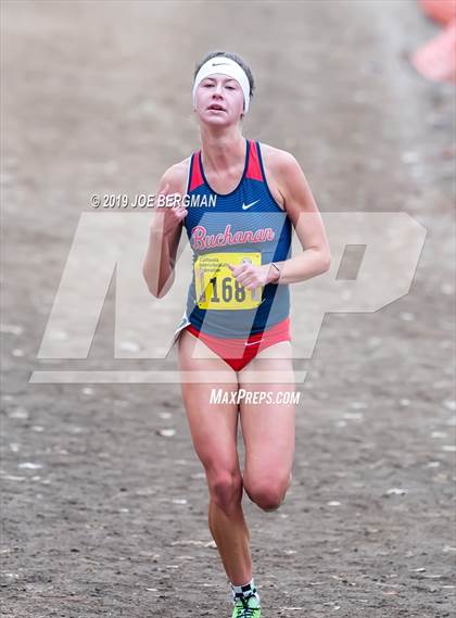 Thumbnail 3 in CIF State Cross Country Championships (Girls D1 Race) photogallery.