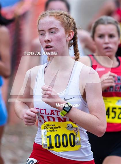 Thumbnail 1 in CIF State Cross Country Championships (Girls D1 Race) photogallery.