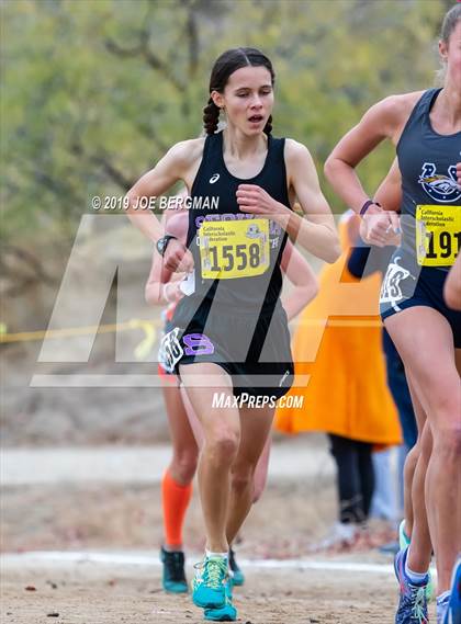 Thumbnail 2 in CIF State Cross Country Championships (Girls D1 Race) photogallery.
