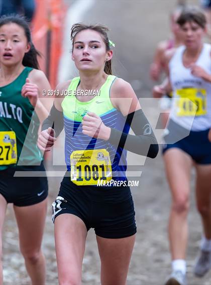 Thumbnail 3 in CIF State Cross Country Championships (Girls D1 Race) photogallery.