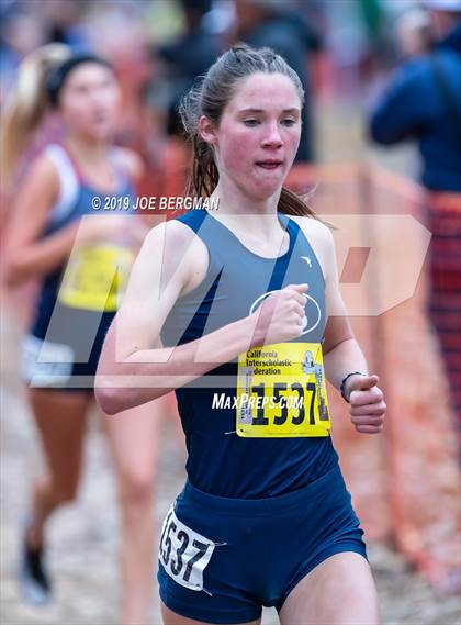 Thumbnail 1 in CIF State Cross Country Championships (Girls D1 Race) photogallery.