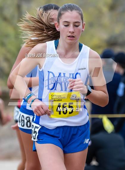 Thumbnail 2 in CIF State Cross Country Championships (Girls D1 Race) photogallery.