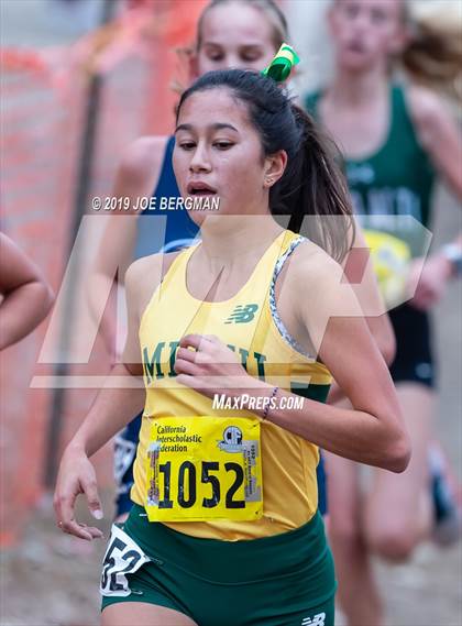 Thumbnail 1 in CIF State Cross Country Championships (Girls D1 Race) photogallery.