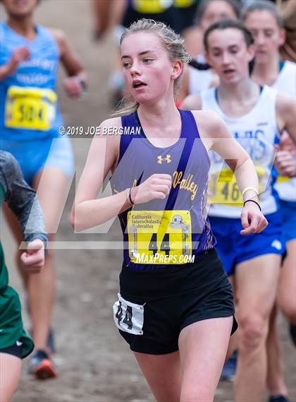 Thumbnail 2 in CIF State Cross Country Championships (Girls D1 Race) photogallery.