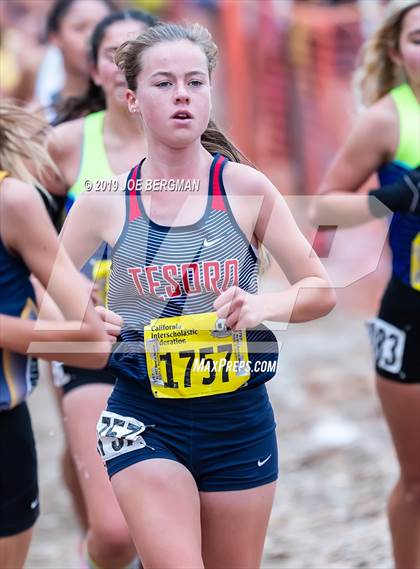 Thumbnail 3 in CIF State Cross Country Championships (Girls D1 Race) photogallery.