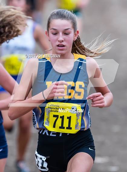Thumbnail 2 in CIF State Cross Country Championships (Girls D1 Race) photogallery.