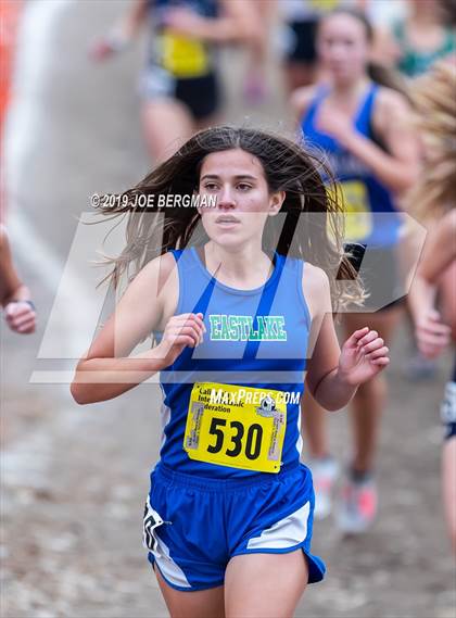 Thumbnail 1 in CIF State Cross Country Championships (Girls D1 Race) photogallery.